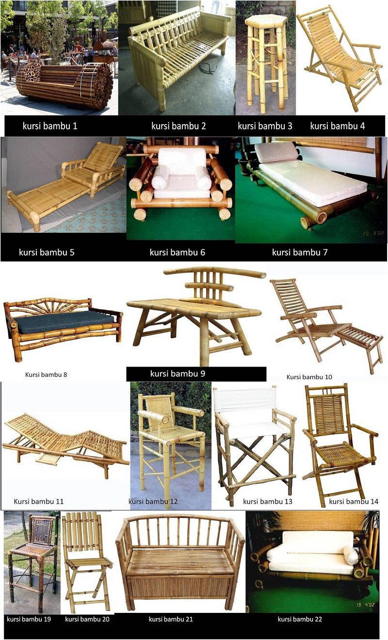 Gazebo Saung Gubuk Rumah dan Perabot Bambu  Murah Meriah 