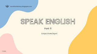 How to speak english - training - english (Part-5) - tamil