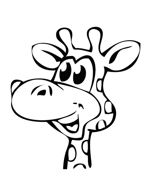 How To Draw Cute Baby Cartoon Giraffe Cartoon Giraffe Coloring Pages 