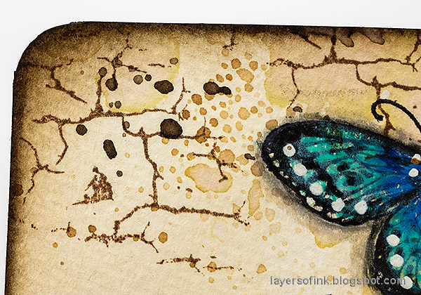 Layers of ink - Butterfly Artist Trading Cards Tutorial by Anna-Karin Evaldsson.