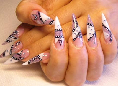 Colourful Nail Painting Art