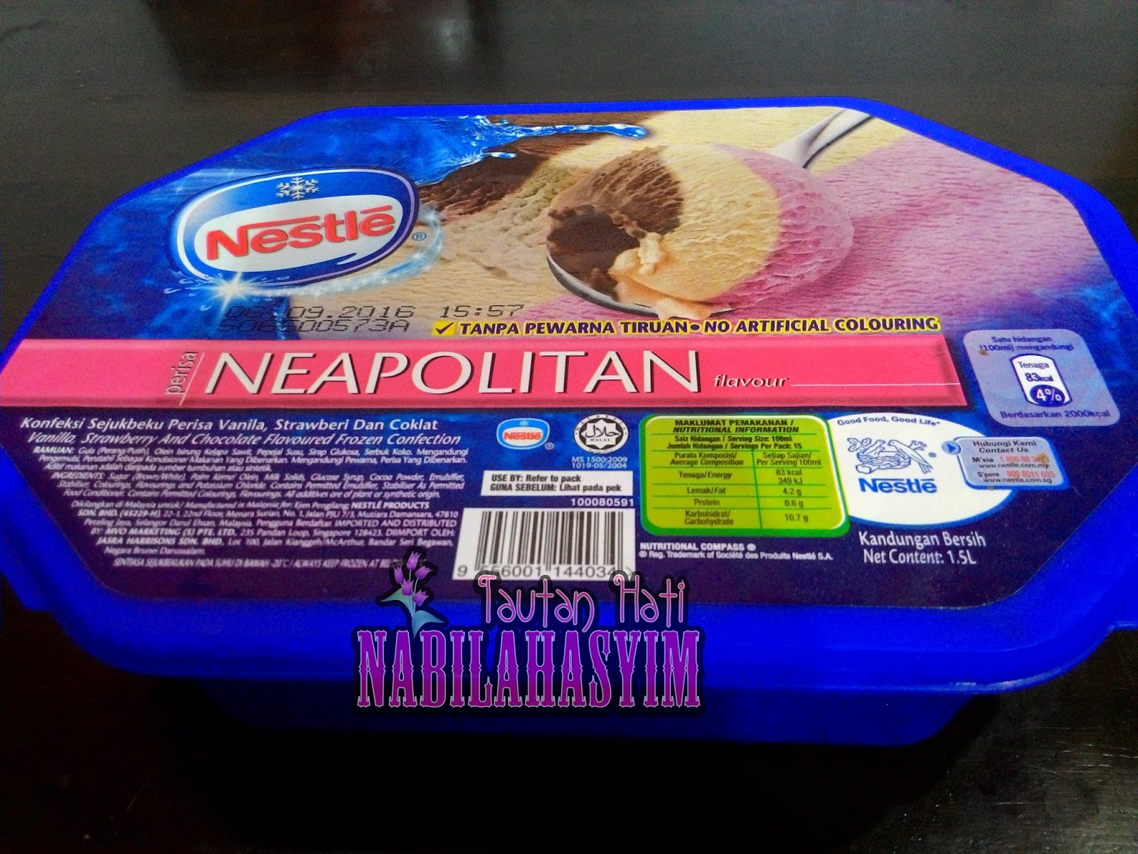 Tautan Hati NabilaHasyim: RESEPI : Koleksi Aiskrim 