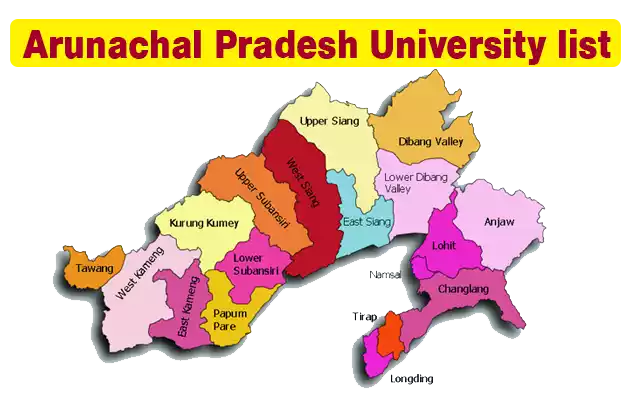 AP-Arunachal Pradesh All University List
