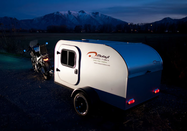 Moby1 Motorcycle Trailer | Moby1 Motorcycle Trailer Price $6500 | Moby1 C2 trailer | way2speed.com The Moby1 C2 Compact Motorcycle Teardrop Trailer