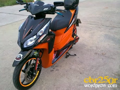 Modifikasi Honda Vario CBS Techno