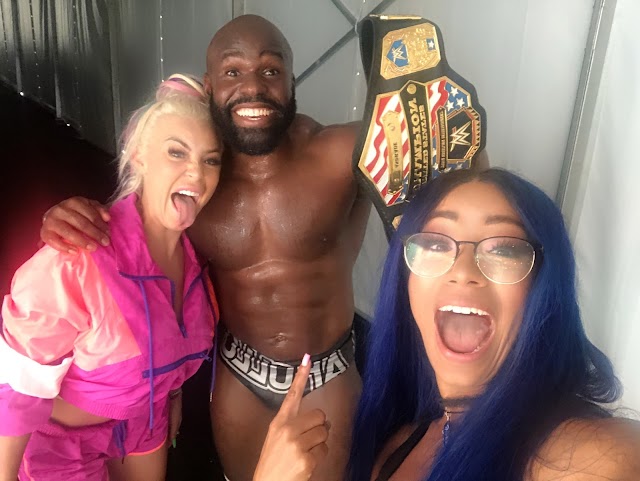 Sasha Banks, Richochet, Naomi and Many Other WWE Stars Congratulates Nigerian Wrestler For Winning United States Championship
