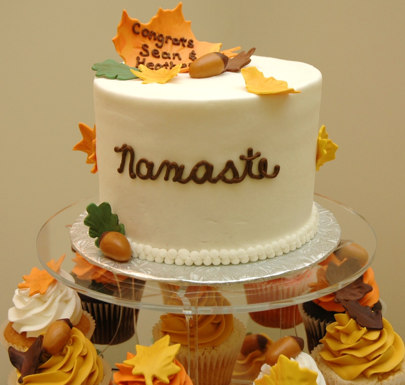 Autumn Wedding Cake and