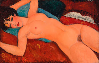 Амедео Модильяни Amedeo Clemente Modigliani (1884 - 1920) «Лежащая обнаженная» (Nu Couche)