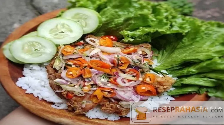 resep Ayam Geprek Sambal Matah