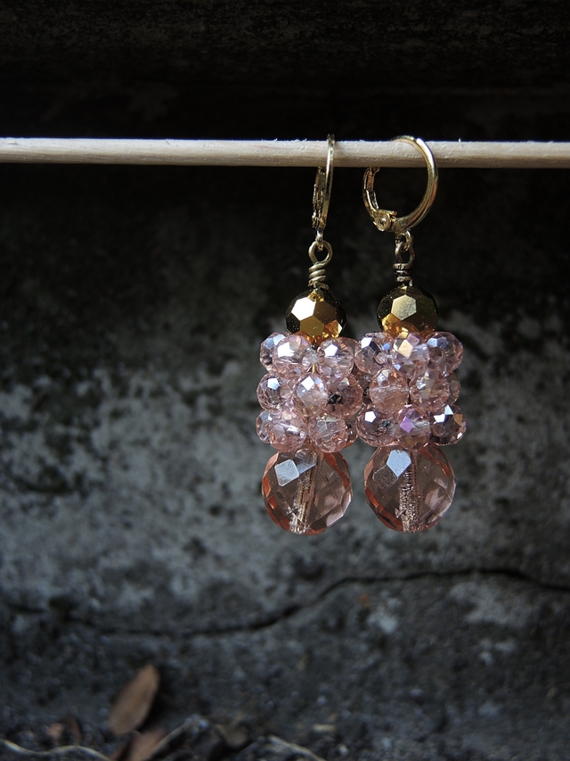 DIY oorbellen/earrings 'Praag'