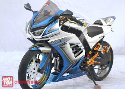 modifikasi ninja 250 stiker ninja 250cc ninja 250r cutting sticker