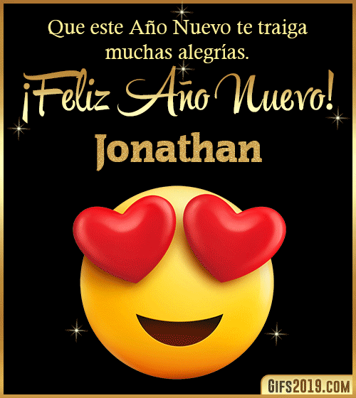 Gif animado feliz año nuevo jonathan