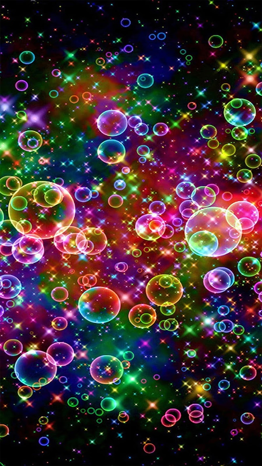bubbles 4D, 4d bright, bubbles, drops, HD phone wallpaper