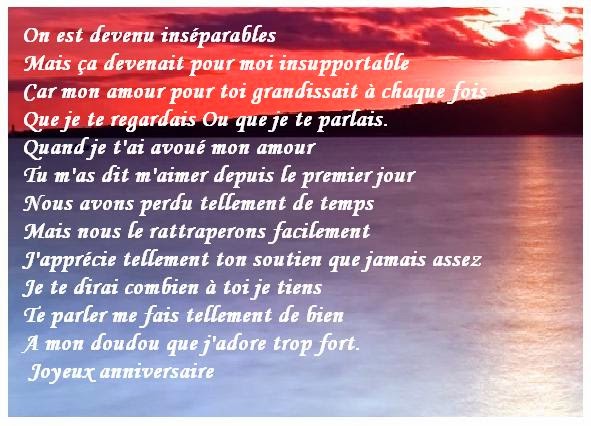 Poeme Danniversaire Damour Pour Femme Cassy