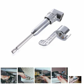 1/4 Inch Hex Attachment Screwdriver Drill Bit Angle Driver 105 Degree Holder Adaptor Tool hown - store
