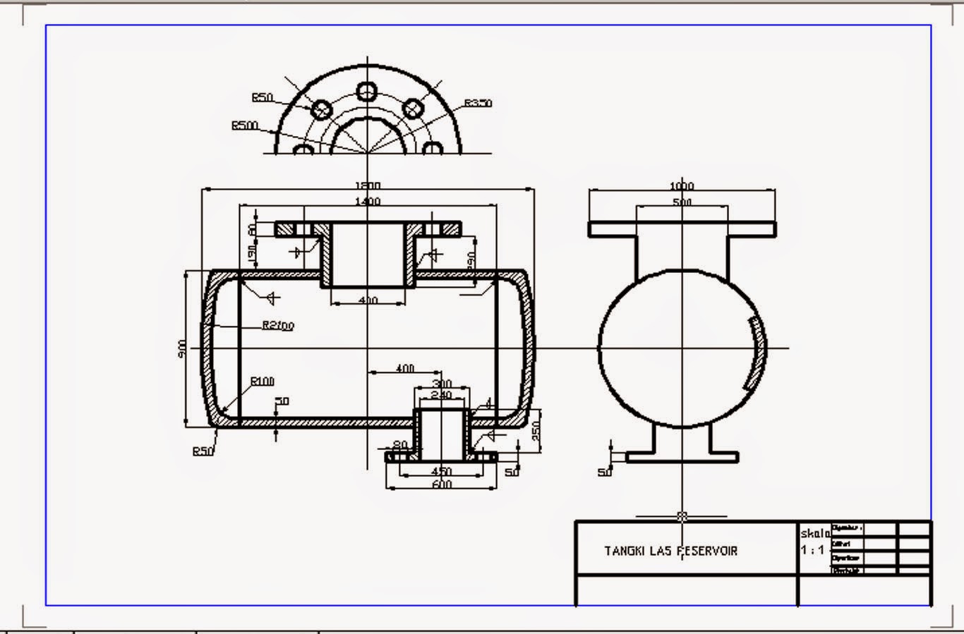 gambar teknik mesin: Aplikasi untuk gambar teknik