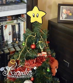 Krawka: Mario Star for the top of the Christmas Tree - free crochet pattern