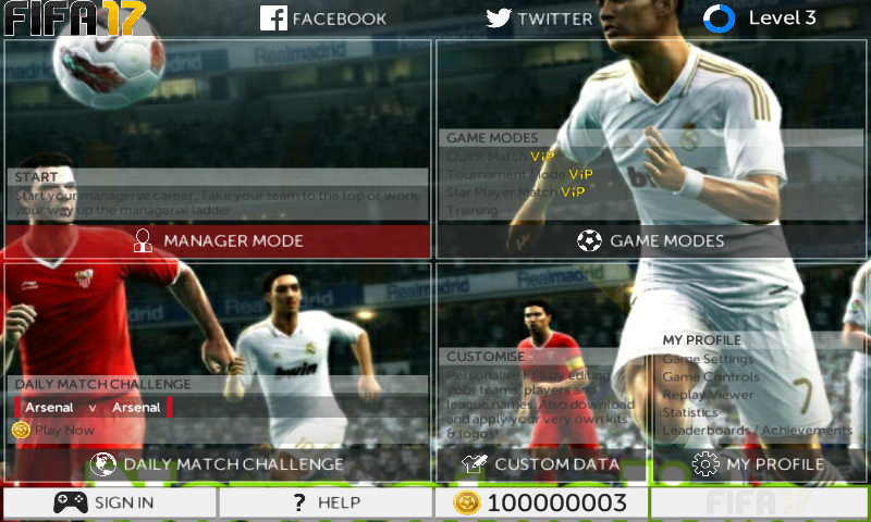 FTS mod FIFA 17 apk+data+obb for android | Kumpulan Game ...