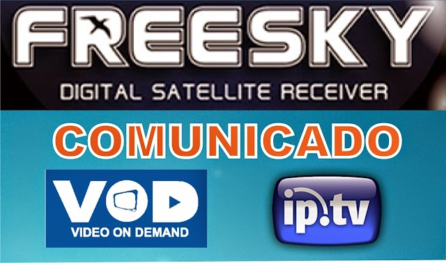 COMUNICADO FREESKY MANUTENÇÃO NO SISTEMA OTT CONFIRAM - 22/11/2017