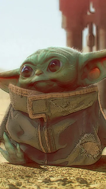 Baby Yoda HD Wallpaper