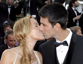 Novak Djokovic with Girlfriend