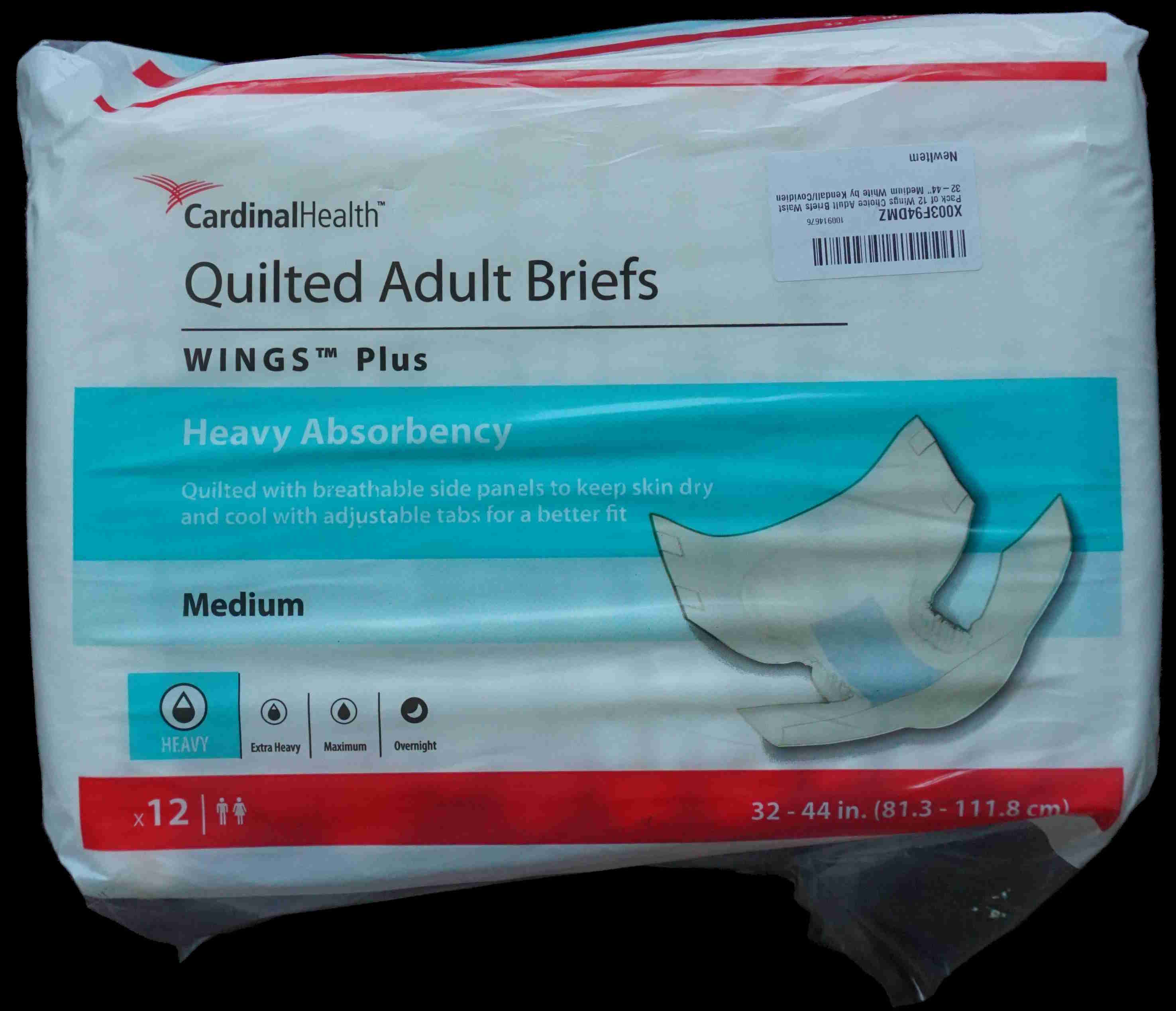 Buy Cardinal Health Quilted Adult Briefs - Heavy Absorbency
