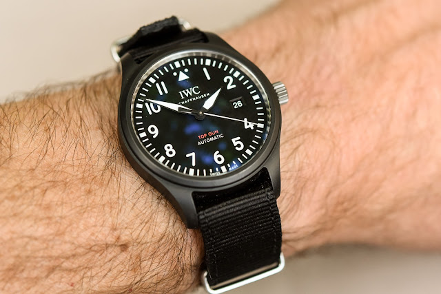 Review IWC Pilot's Watch Automatic Top Gun Ceramic Replica with Low Price