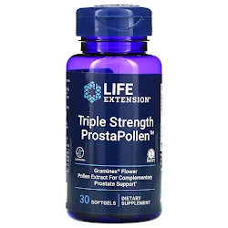 Life Extension, Triple Strength ProstaPollen, добавка для мужского здоровья с тройной силой, 30 капсул