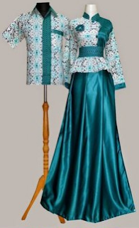 Model Baju Batik Gamis Sarimbit Serasi