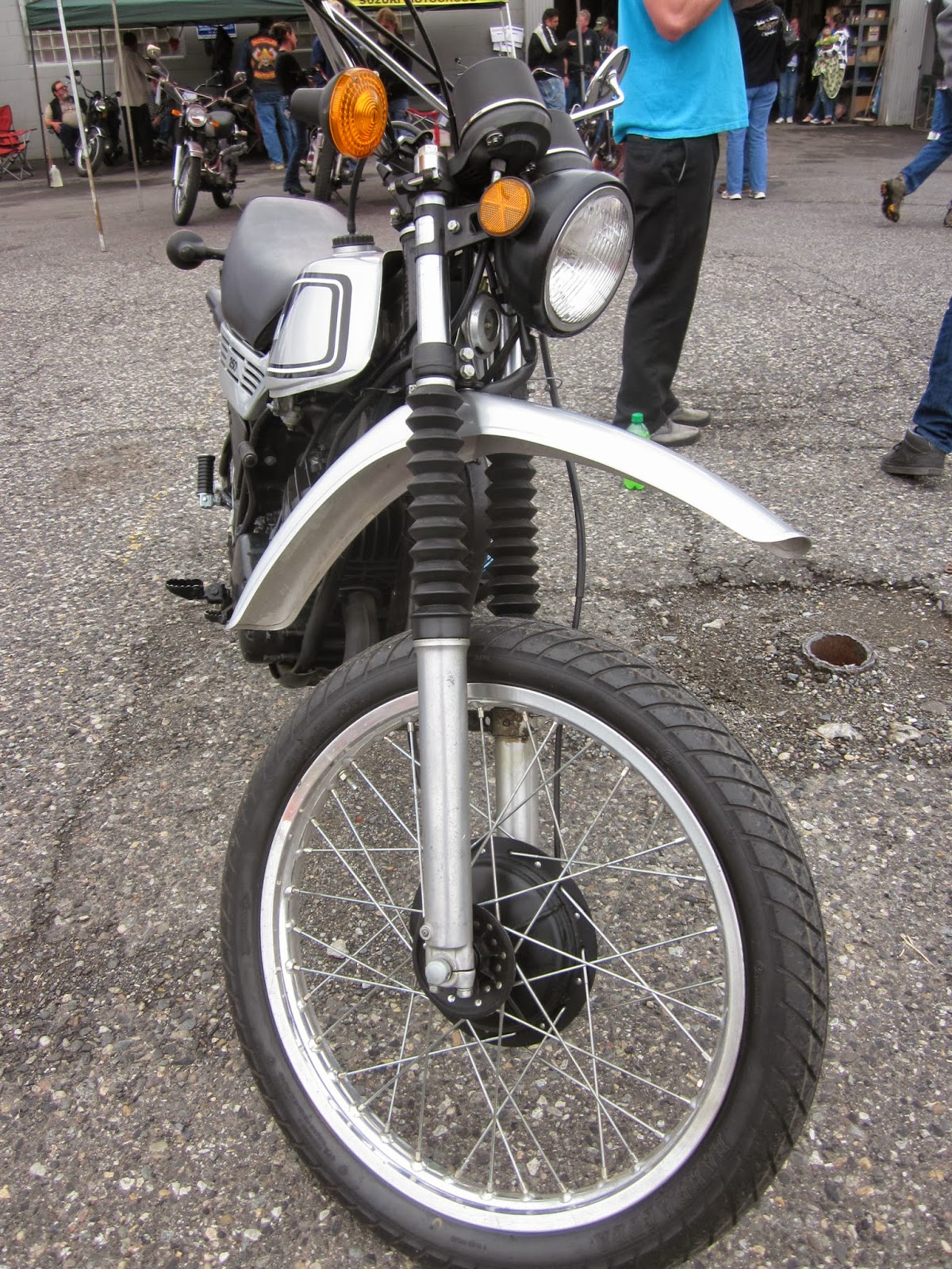 yamaha enduro 250 for sale 1977 Yamaha 250 Enduro at the 2013 Retro Riders Show -- Pasco, Wa.