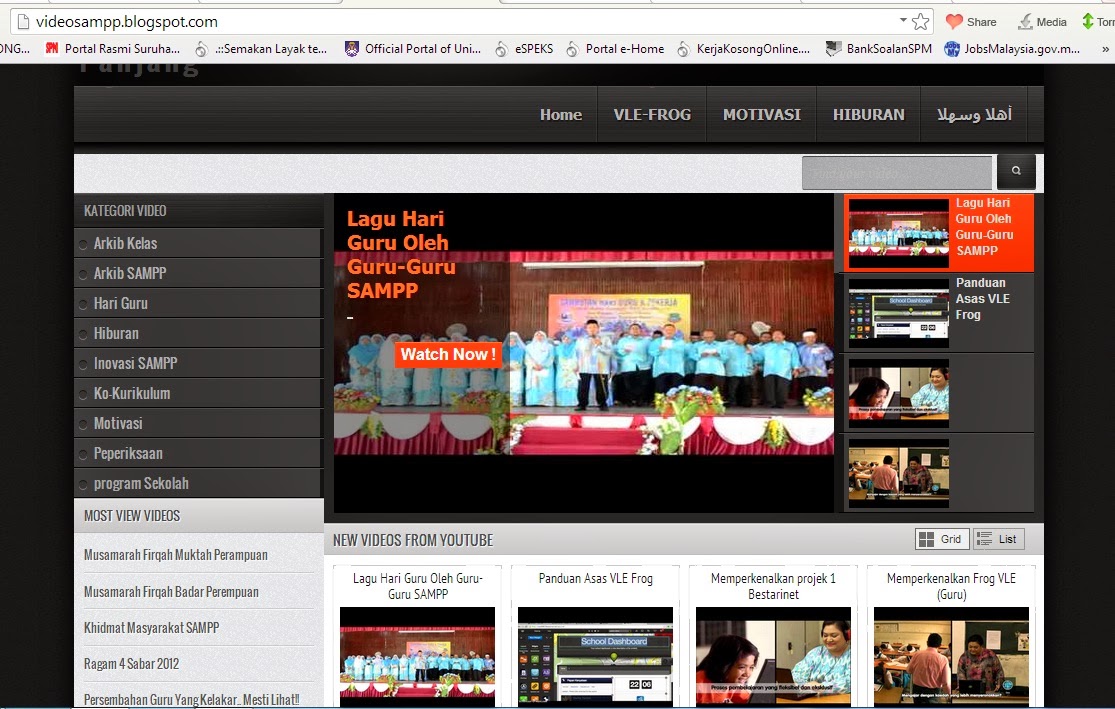 Laman Portal Video SAMPP