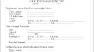 Contoh Surat Keterangan Kematian Orang Tua - Contoh Format Surat Kematian Dari Kelurahan - Contoh Surat _ Sekilas memang surat keterangan mirip dengan surat surat pernyataan, tapi sebenarnya beda.