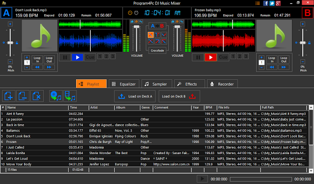 Program4Pc-DJ-Music-Mixer-v5.4.0-Full-Crack-free software-freedownloadsoftpc 1