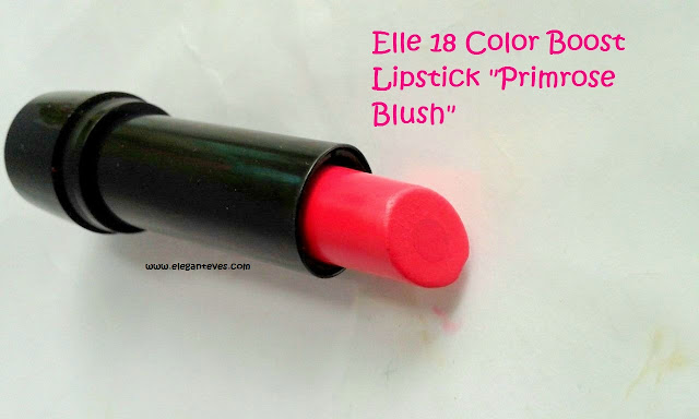 ELLE 18 Primrose Blush Color Boost lipstick.