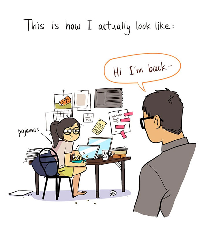 Artist Captures Her Relationship With ‘IT Guy’ In 13 Cute Illustrations