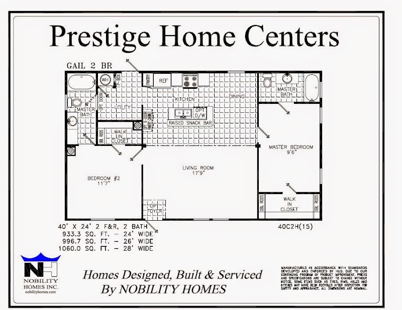 Important Inspiration 2 Bedroom Modular Floor Plans