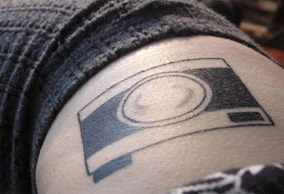 Camera tattoo