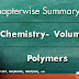 Polymers - Summary (Notes)