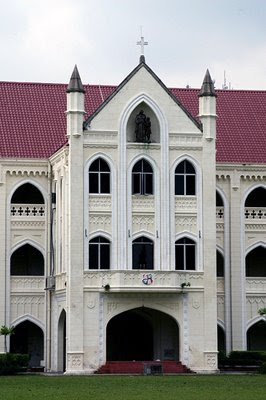 St. John Baptist de La Salle's statue in St. Michael's Institution, Ipoh