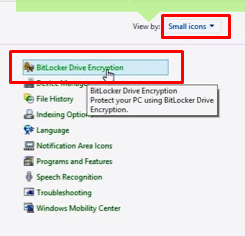 How to Encrypt(lock) Hard Drive in Windows 8 using BitLocker