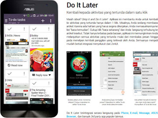 ASUS ZenFone ZenUI Do it Later