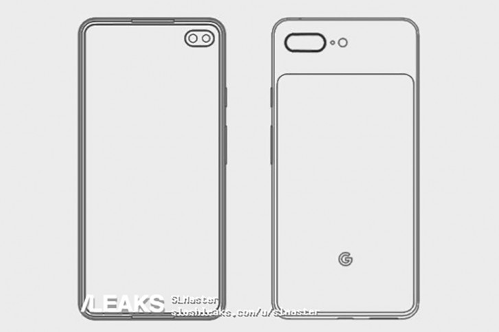 Photo leaks for Google's Pixel 4 phones design a hole in the screen