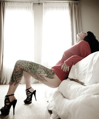 Tattoo On Leg For Girls-020