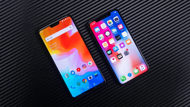 Going Bezel-less the latest trend for Smart phones - OnePlus 6 vs iphone X