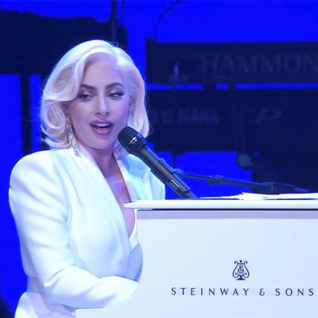 Lady Gaga Performs at 'One America Appeal' Concert 