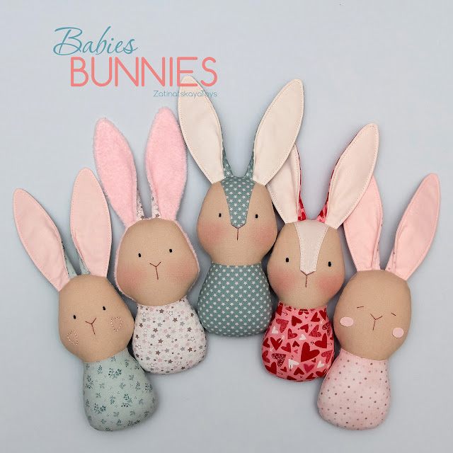 DIY baby bunny animals for nursery decor