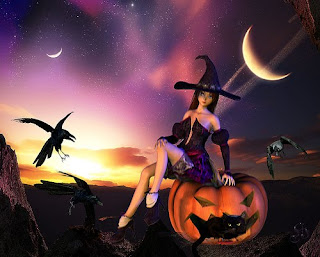 Witchy Night Halloween Wallpaper