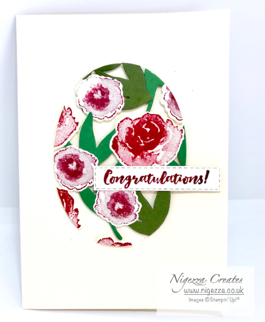 Nigezza Creates, Stampin' Up! First Frost Floating frame card