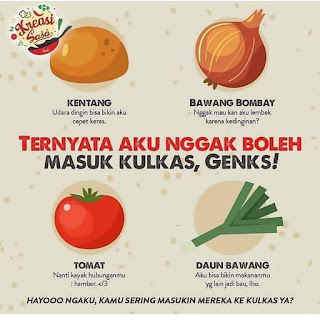 4 BAHAN MAKANAN INI TERNYATA GA BOLEH MASUK KULKAS