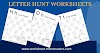 Letter hunt worksheets